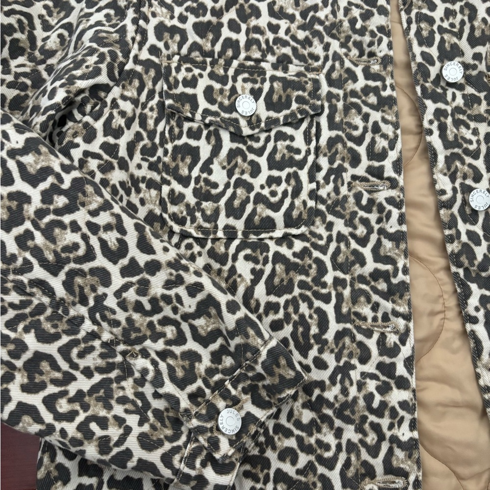 Leopard Jean Jacket - Picture 4 of 4
